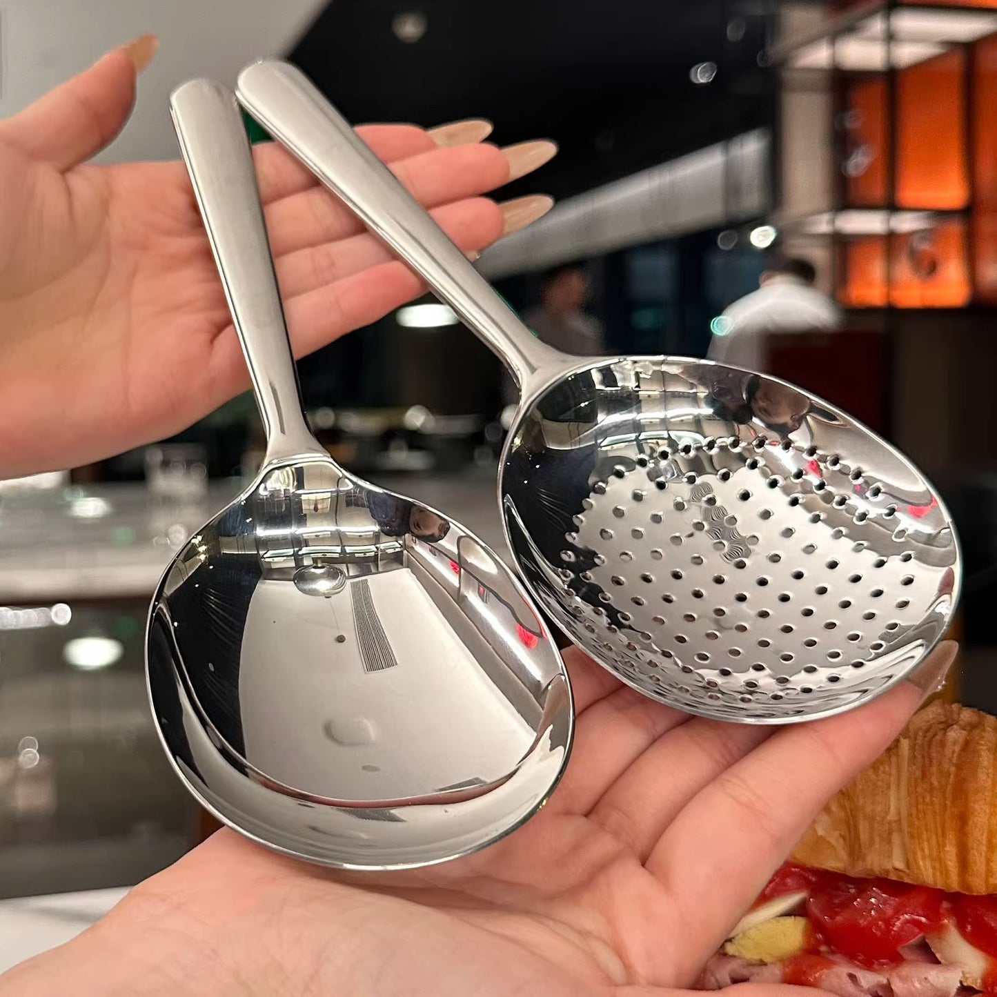 Stainless Steel Kitchen Serving Spoon