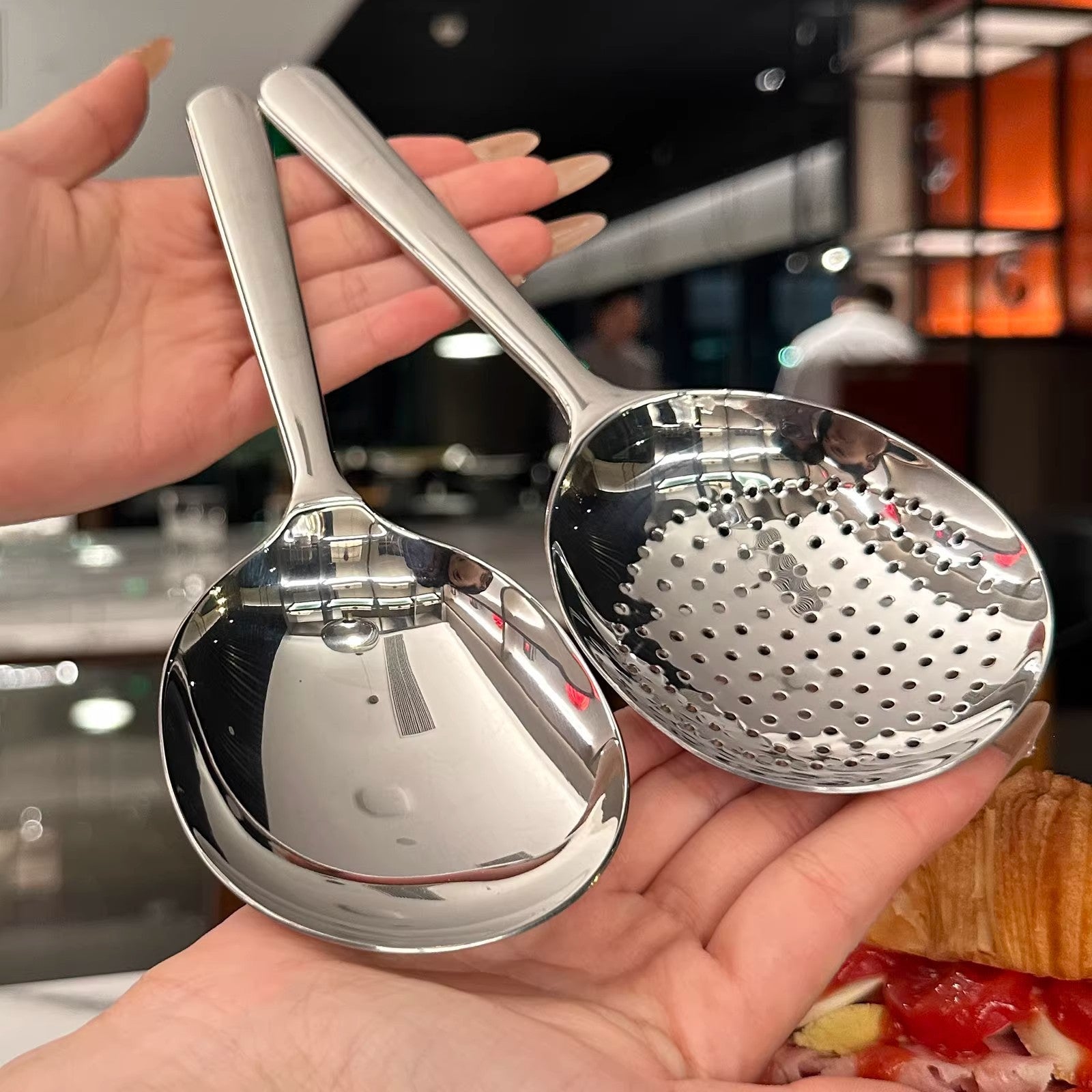 Stainless Steel Kitchen Serving Spoon