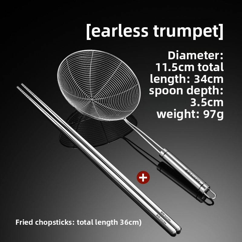 Stainless Steel Kitchen Skimmer for Noodles and Frying