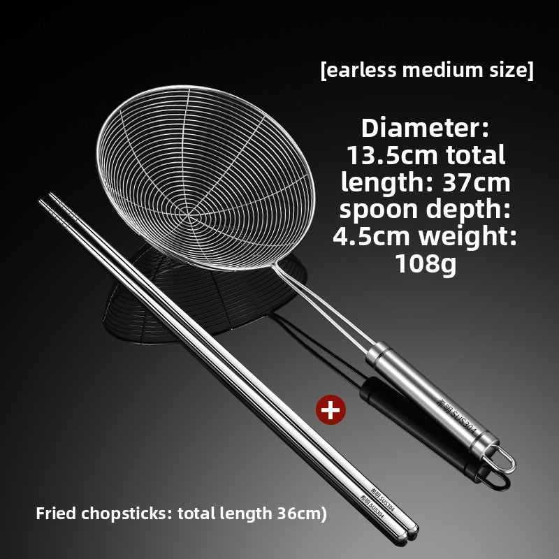 Stainless Steel Kitchen Skimmer for Noodles and Frying