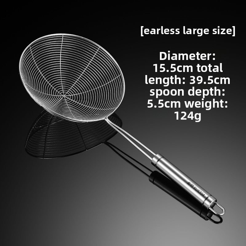 Stainless Steel Kitchen Skimmer for Noodles and Frying