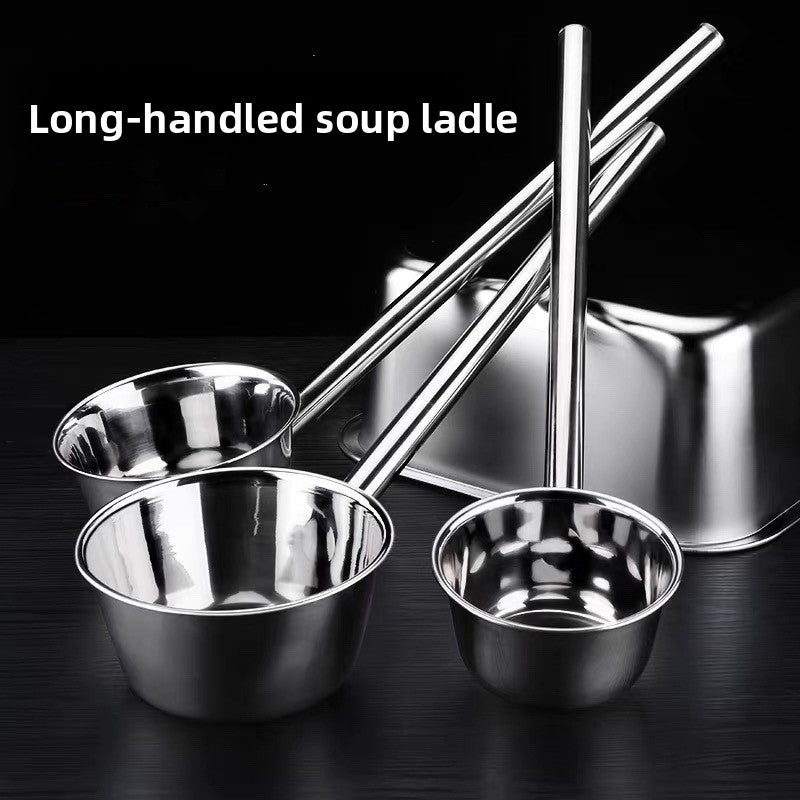 Stainless Steel Kitchen Soup Ladle with Long Handle