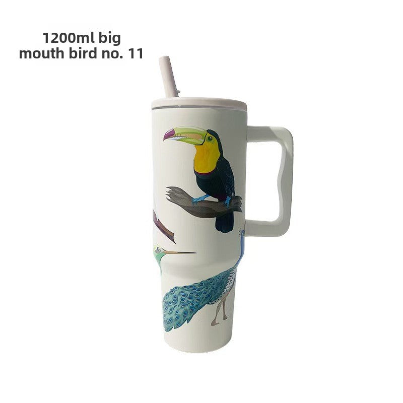 Stainless steel large-capacity insulated water cup