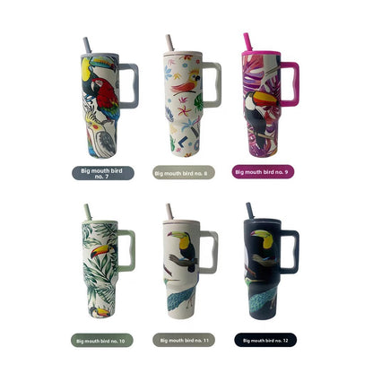 Stainless steel large-capacity insulated water cup