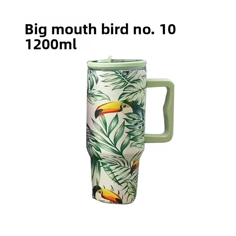 Stainless steel large-capacity insulated water cup