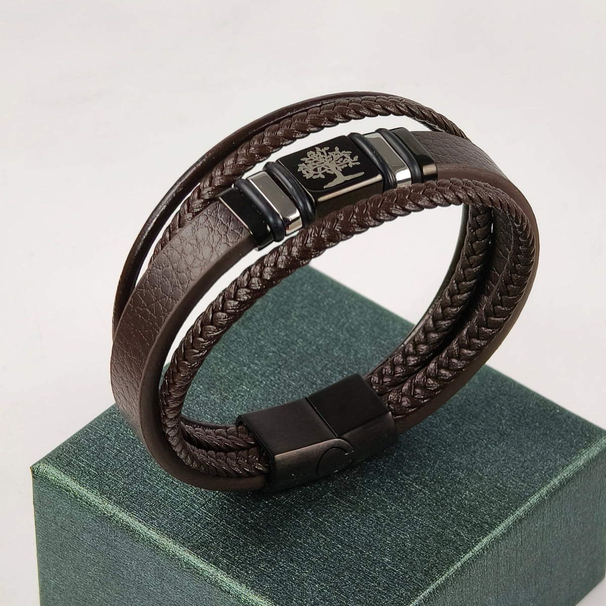 Stainless steel leather rope chain