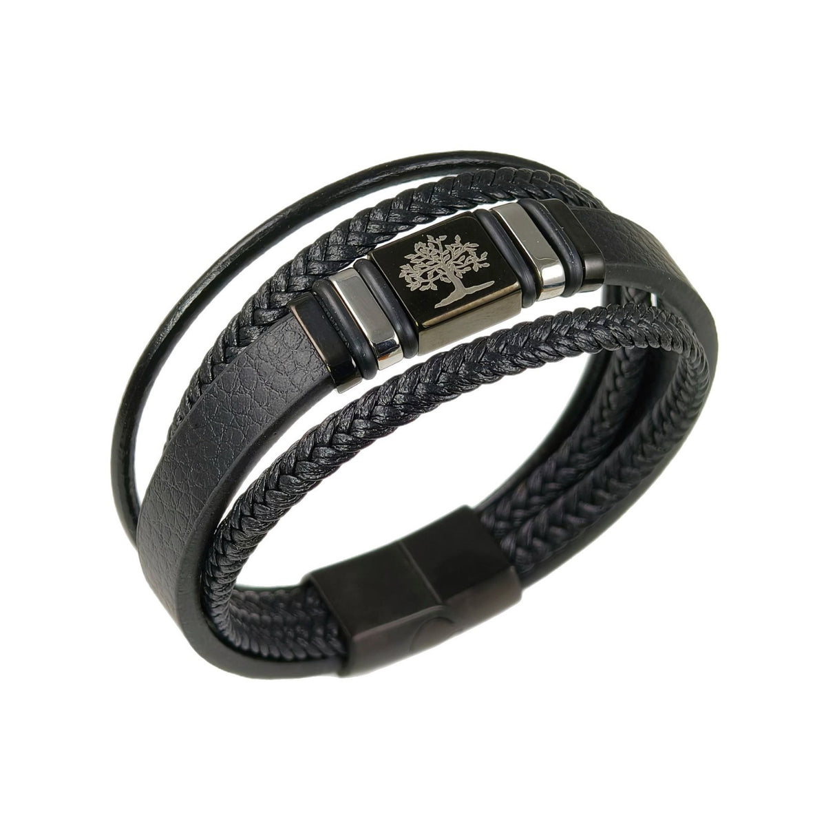 Stainless steel leather rope chain