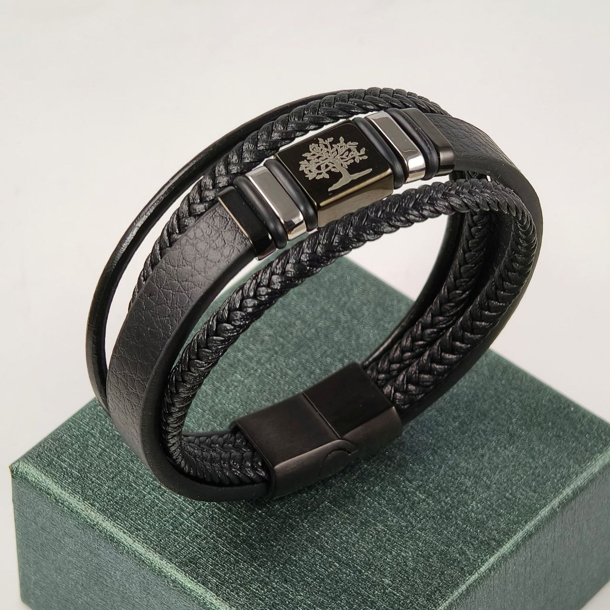 Stainless steel leather rope chain