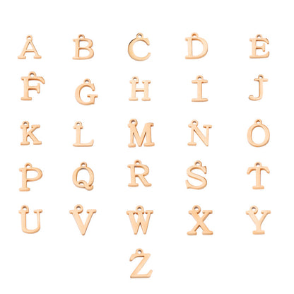 Stainless Steel Letter Pendant