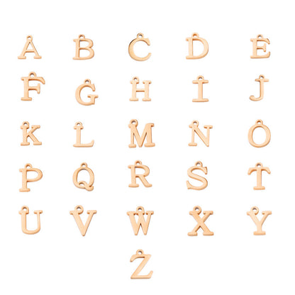 Stainless Steel Letter Pendant