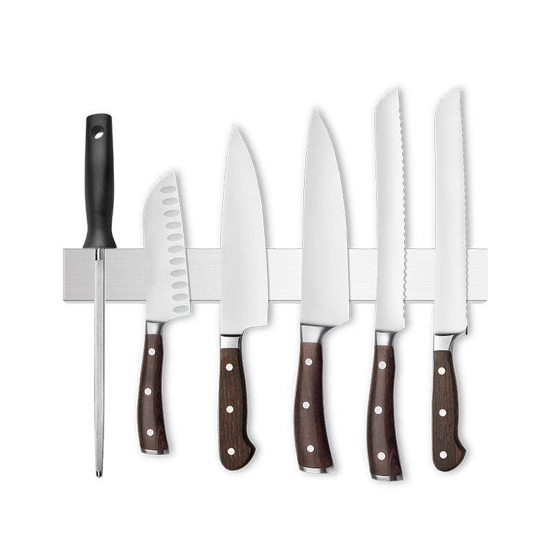 Stainless Steel Magnetic Knife Holder Wall Mount Storage Rack