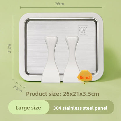 Stainless Steel Manual Ice Cream Maker