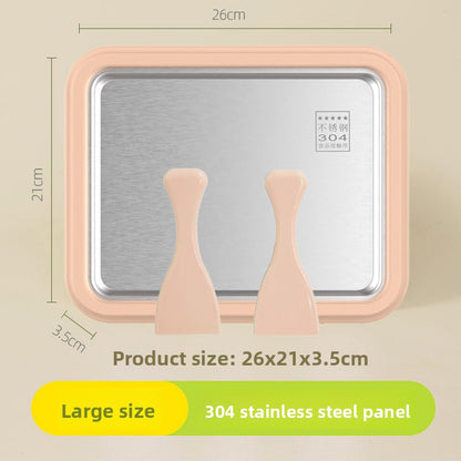 Stainless Steel Manual Ice Cream Maker