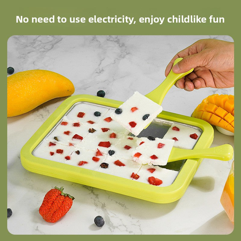 Stainless Steel Manual Ice Cream Maker