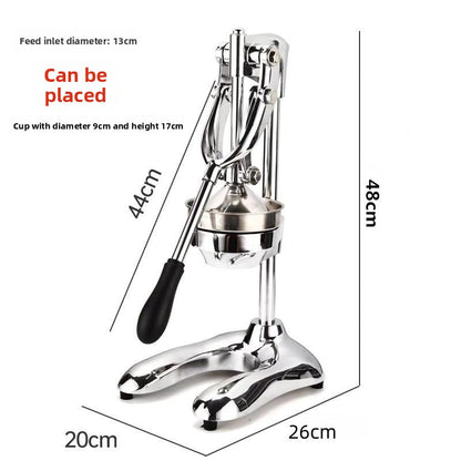Stainless Steel Manual Juicer