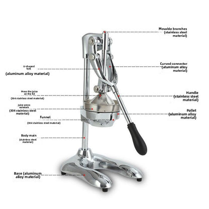 Stainless Steel Manual Juicer