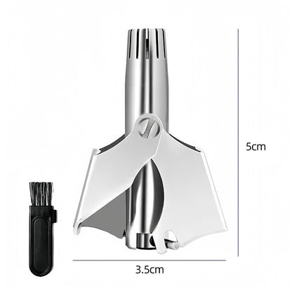 Stainless Steel Manual Nose Hair Trimmer