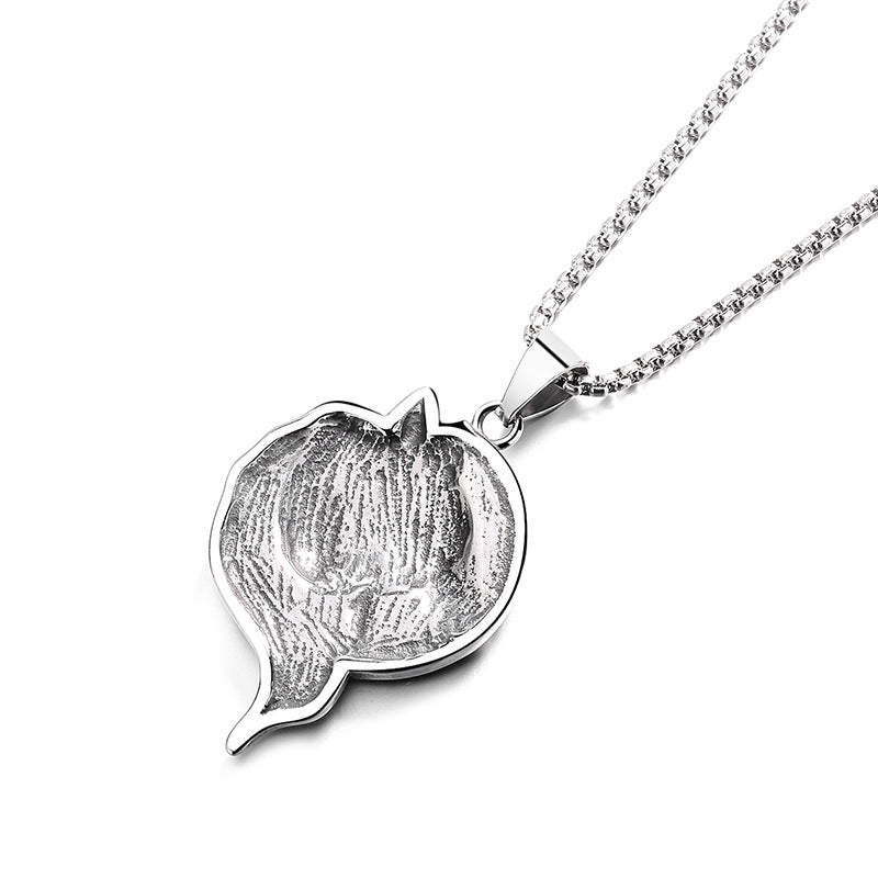 Stainless steel men's necklace