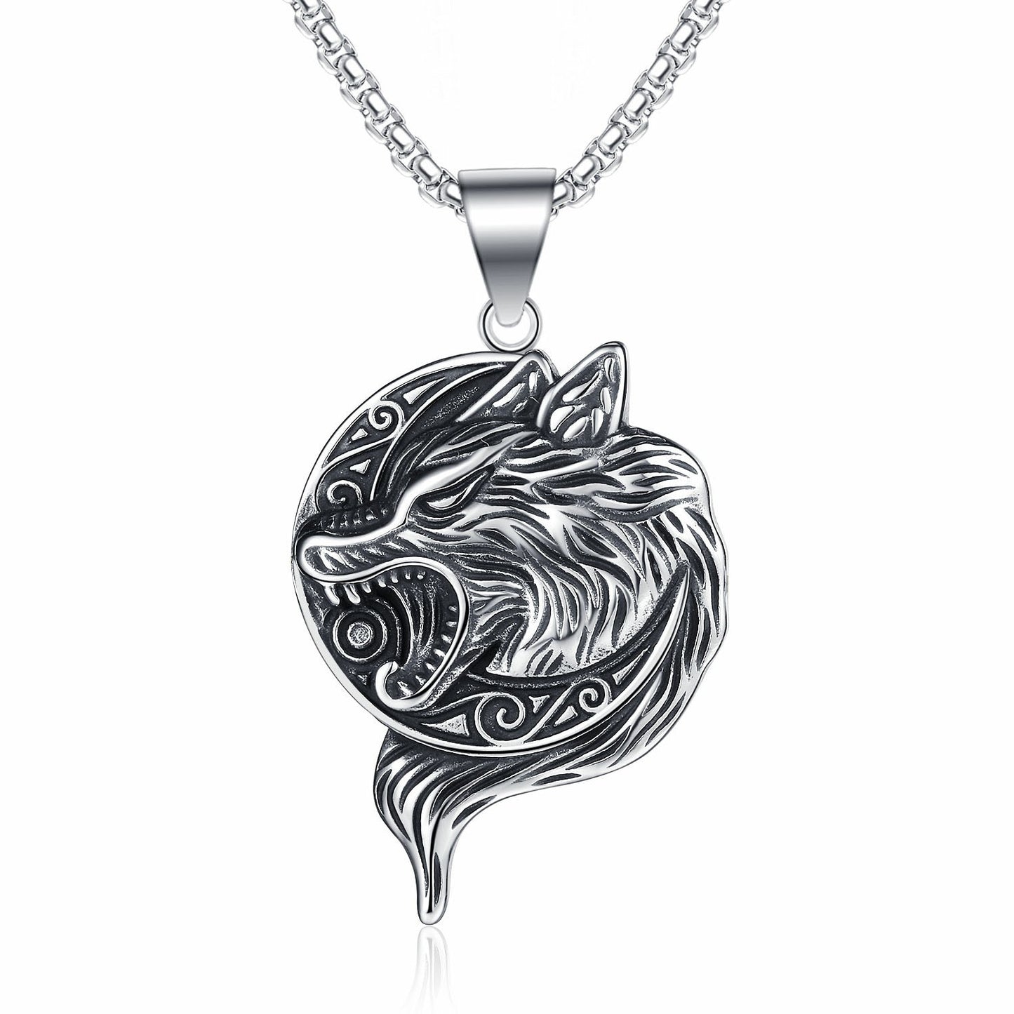 Stainless steel men's necklace