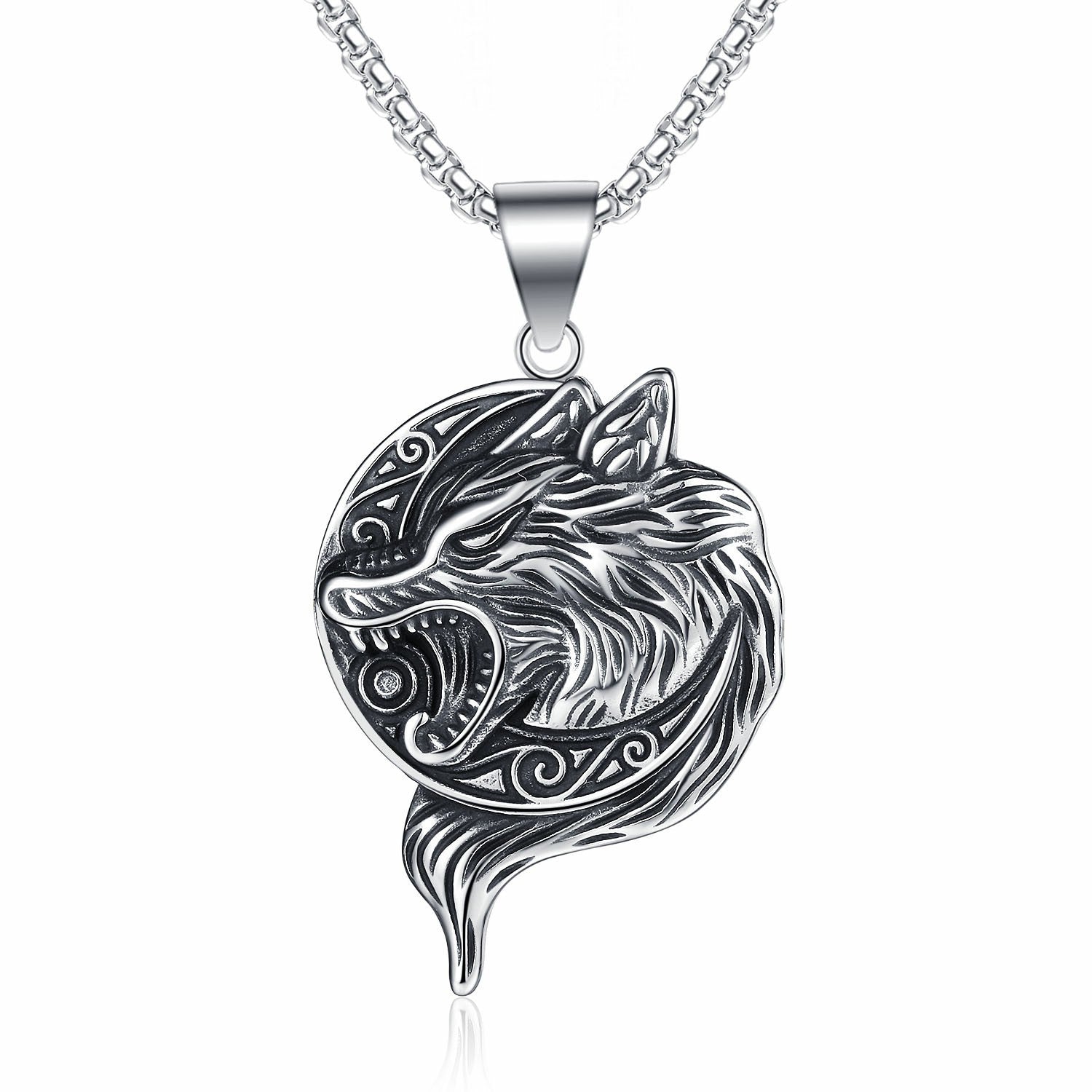 Stainless steel men's necklace