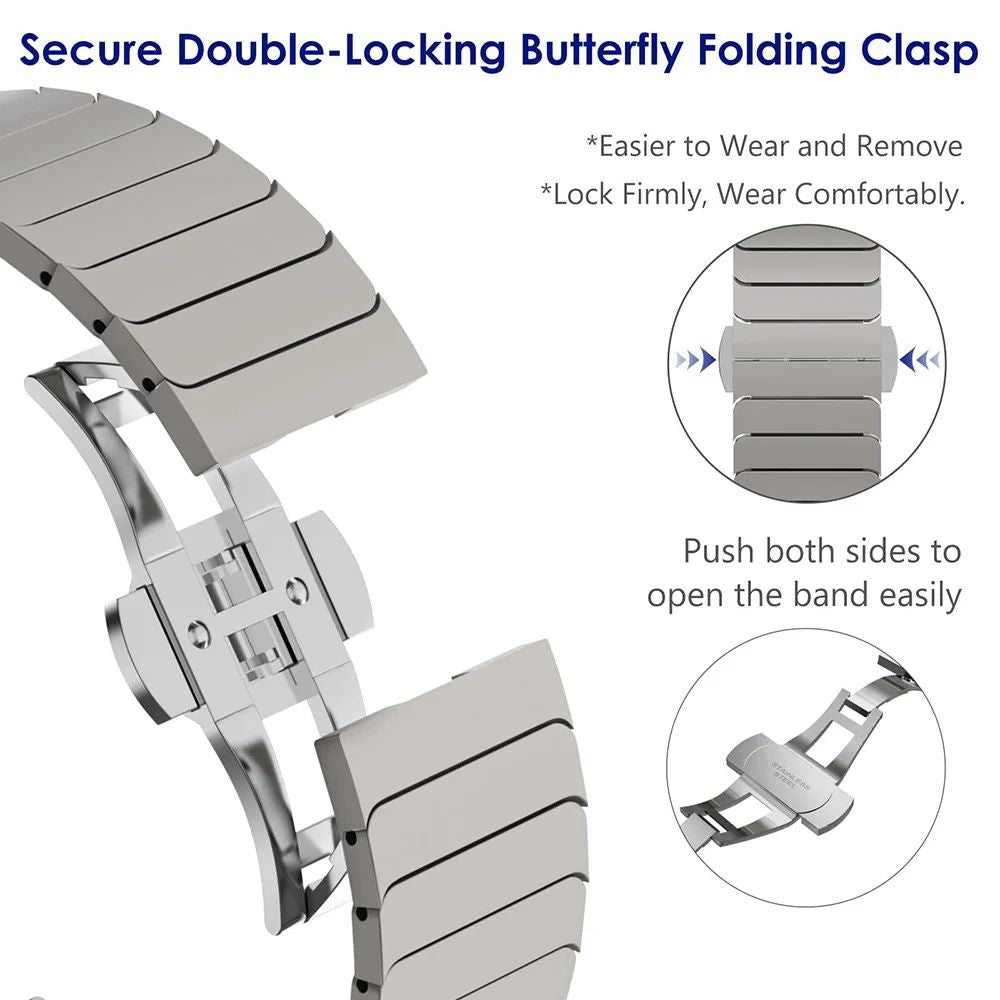 stainless steel metal watch band