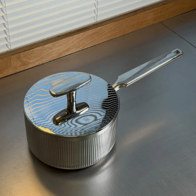 Stainless steel milk pot