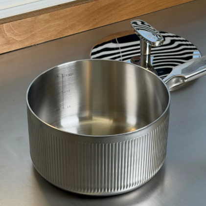 Stainless steel milk pot
