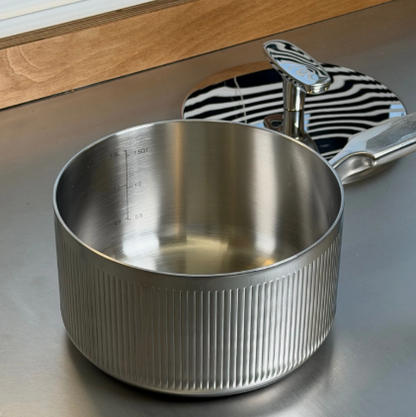 Stainless steel milk pot