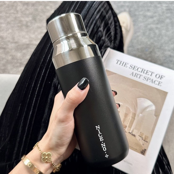 Stainless Steel Mirror Finish Thermos Cup
