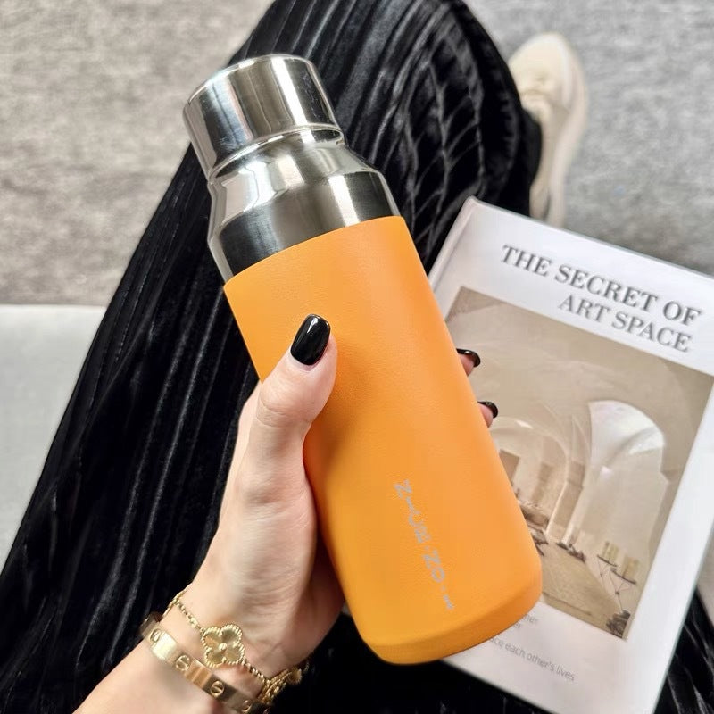 Stainless Steel Mirror Finish Thermos Cup