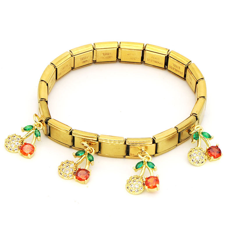 Stainless steel modular bracelet