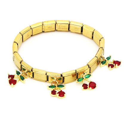 Stainless steel modular bracelet