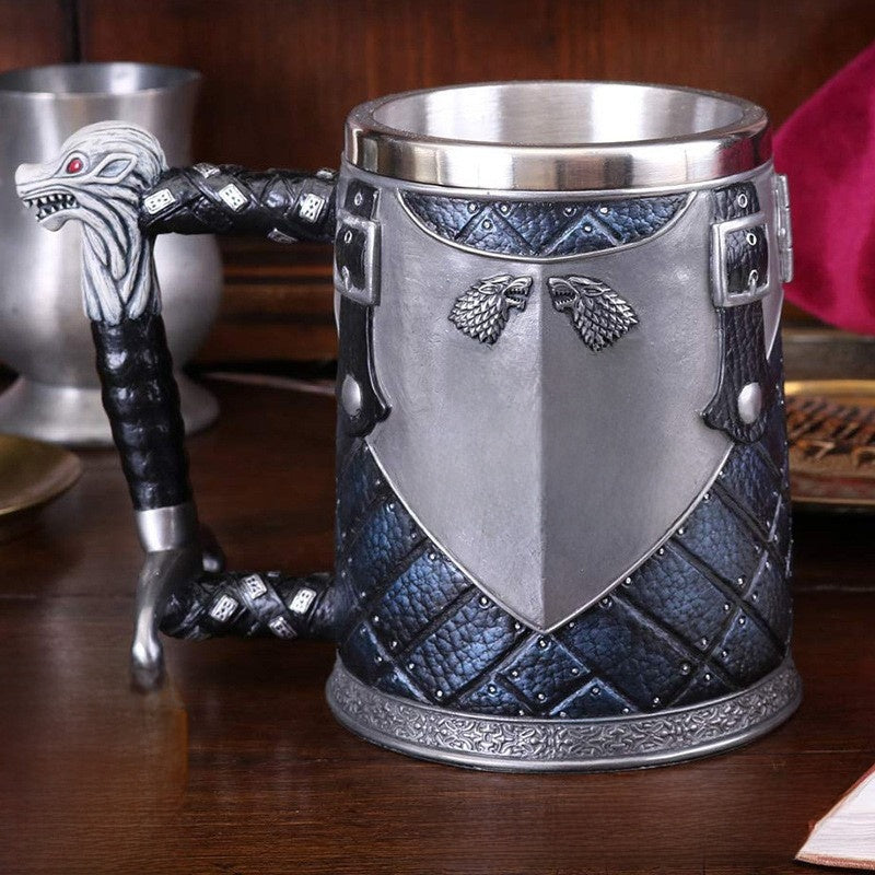 Stainless steel mug