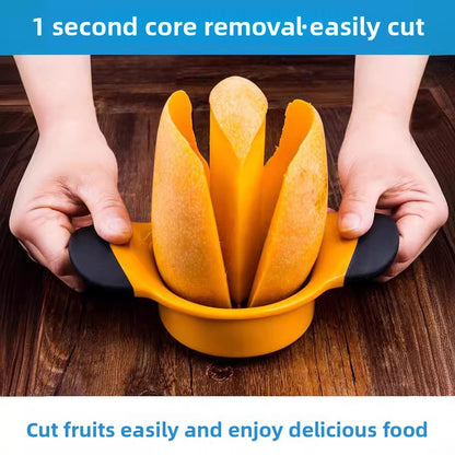 Stainless steel multi-functional fruit slicer