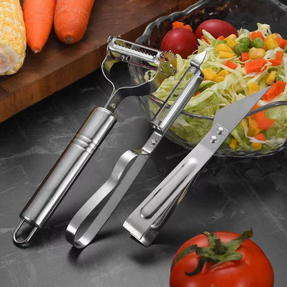 Stainless Steel Multi-functional Peeler Set for Kitchen
