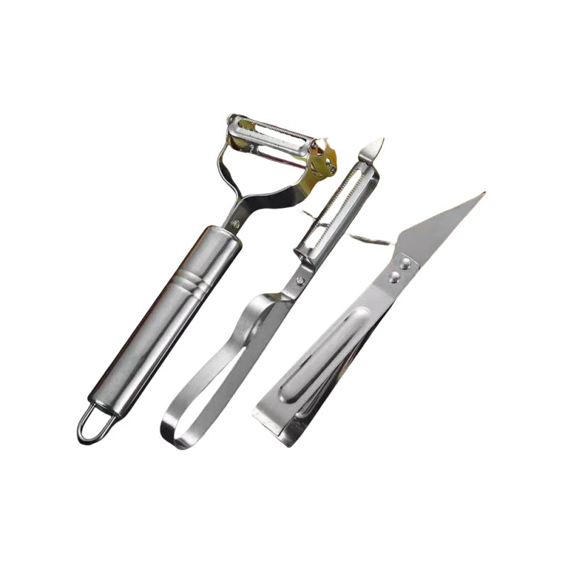 Stainless Steel Multi-functional Peeler Set for Kitchen
