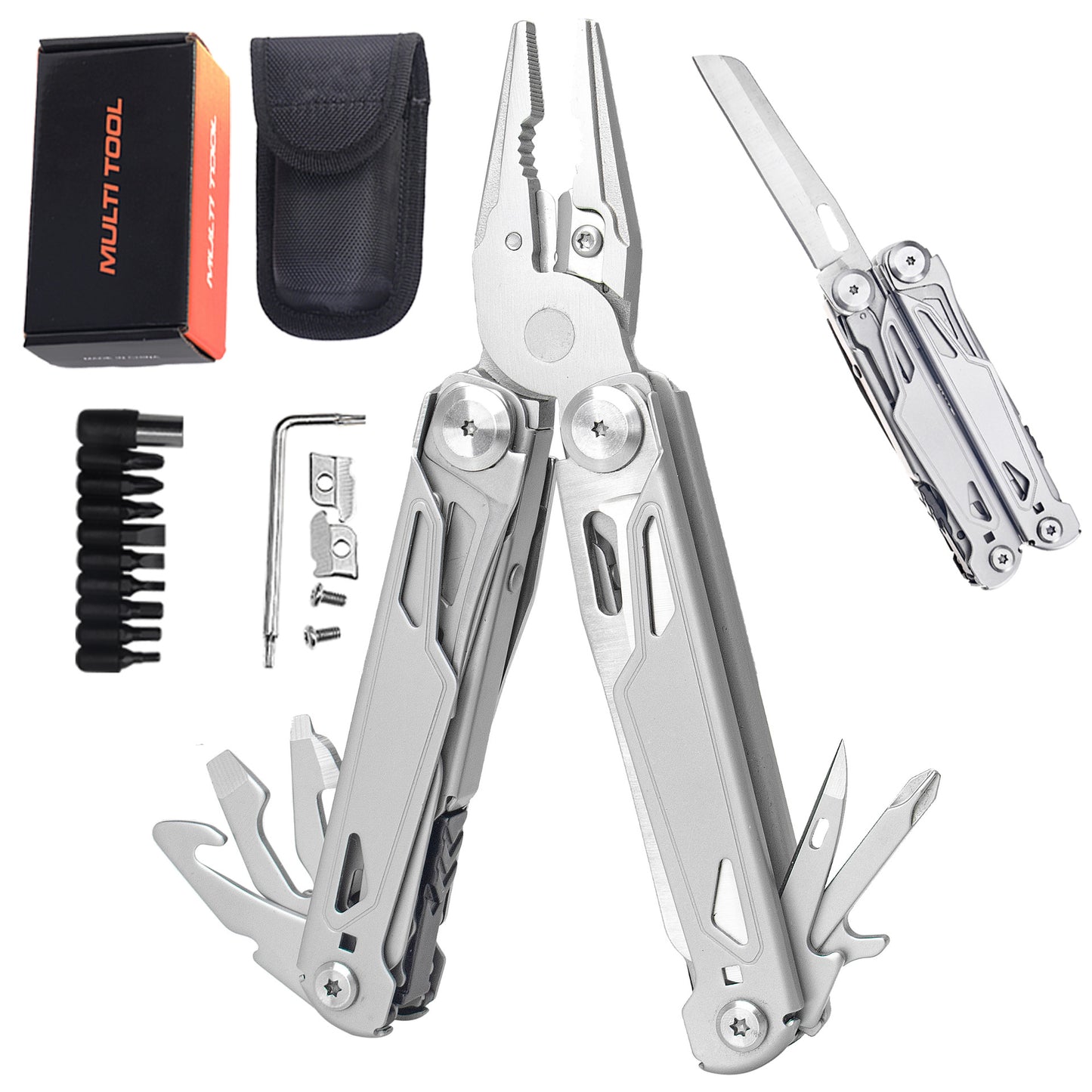 Stainless steel multi-functional pliers