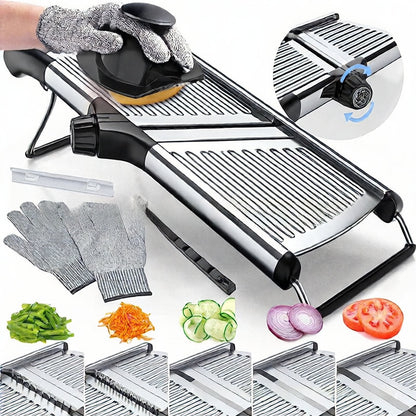 Stainless steel multi-functional vegetable cutter