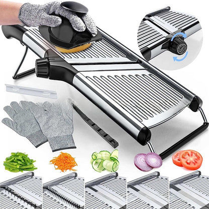 Stainless steel multi-functional vegetable cutter
