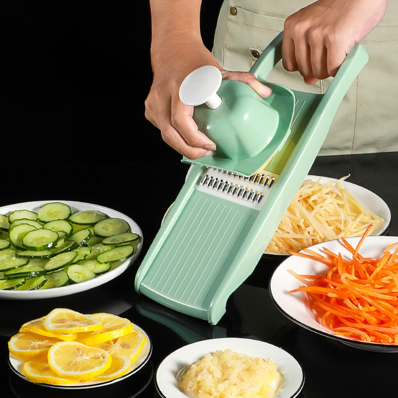 Stainless Steel Multi-functional Vegetable Grater with ABS Handle
