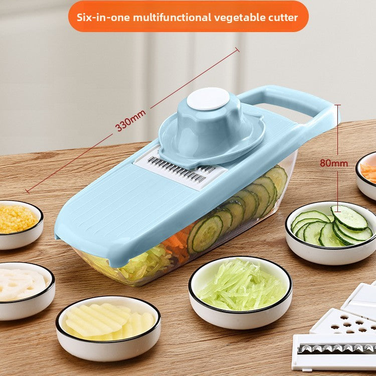 Stainless Steel Multi-functional Vegetable Grater with ABS Handle
