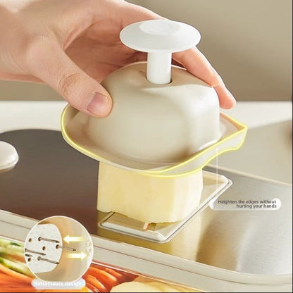 Stainless Steel Multi-Functional Vegetable Slicer & Shredder - Hand-Friendly