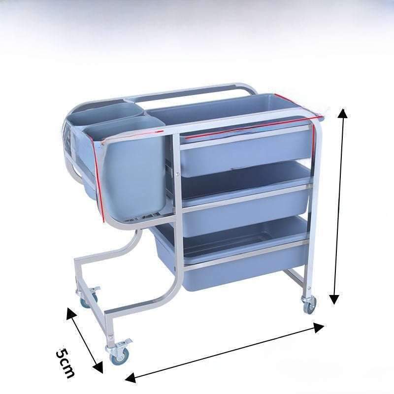 Stainless Steel Multi-Layer Food Service Cart