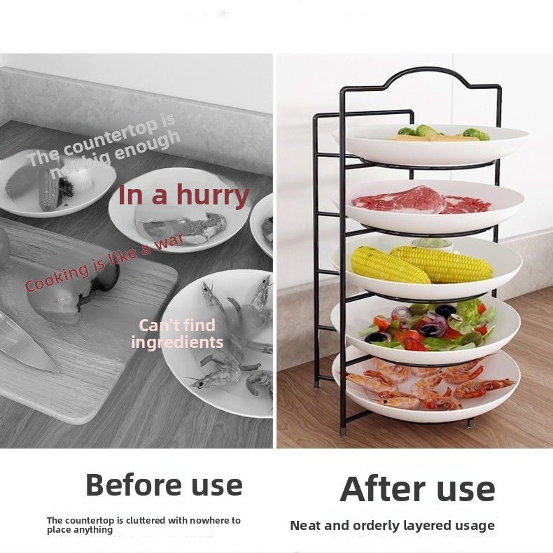 Stainless Steel Multi-layer Kitchen Storage Rack