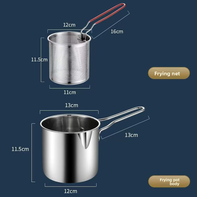 Stainless Steel Multifunctional Frying Pan