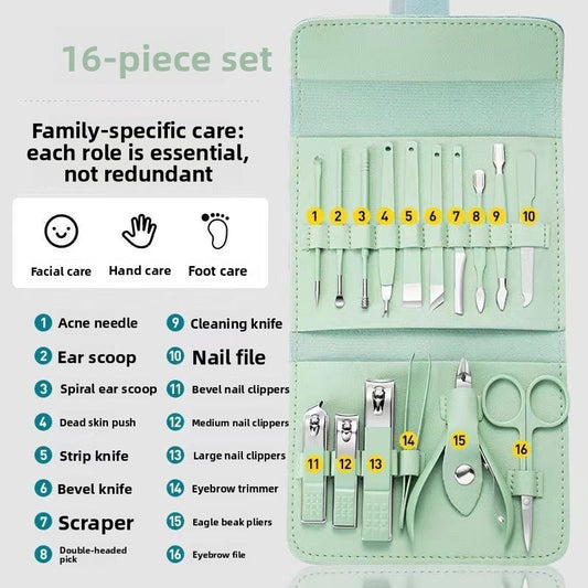 Stainless steel nail clipper set