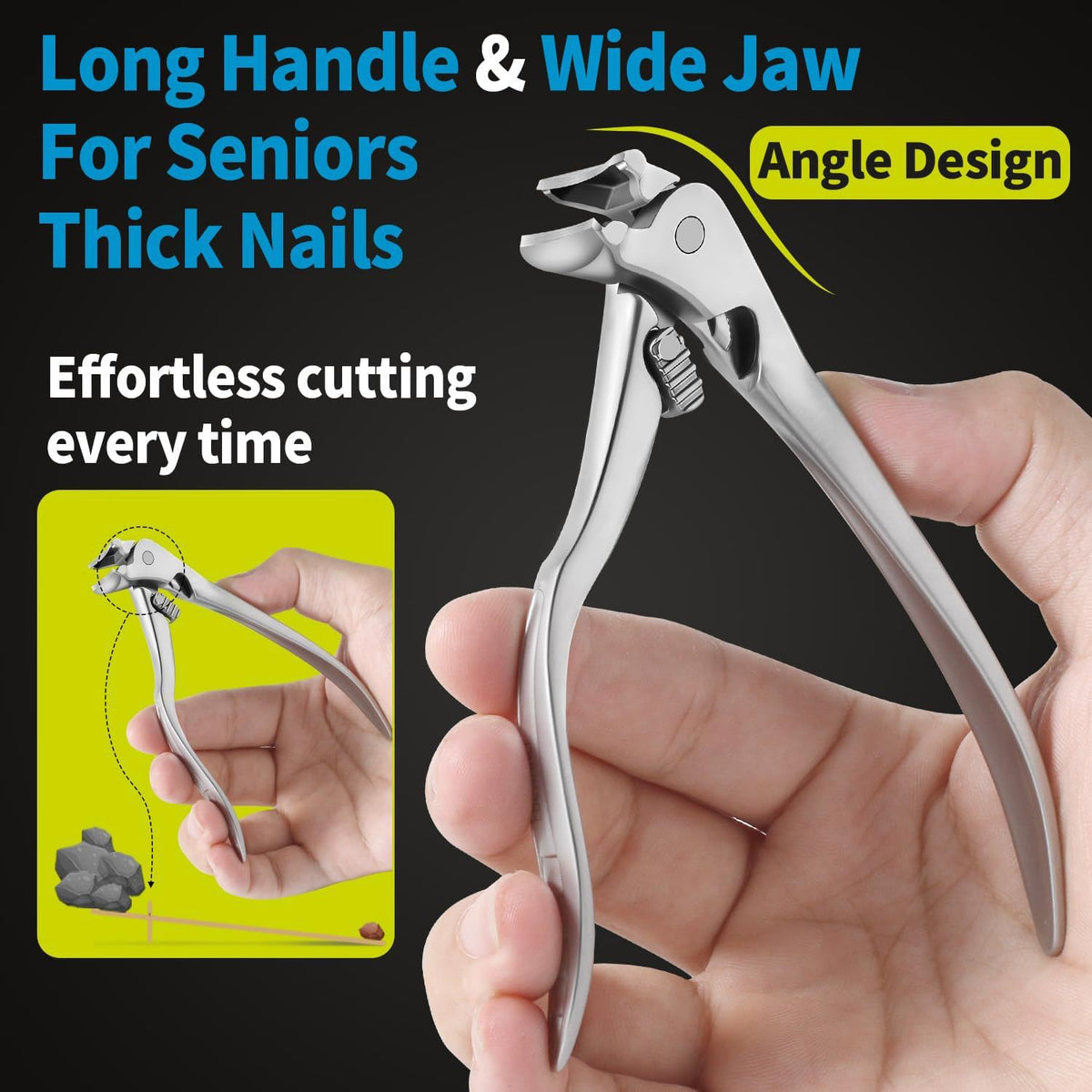 Stainless Steel Nail Clipper with Anti-Splash Design