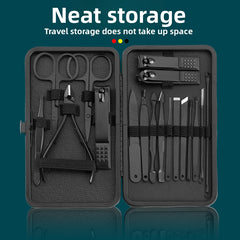 Classic black 18-piece set