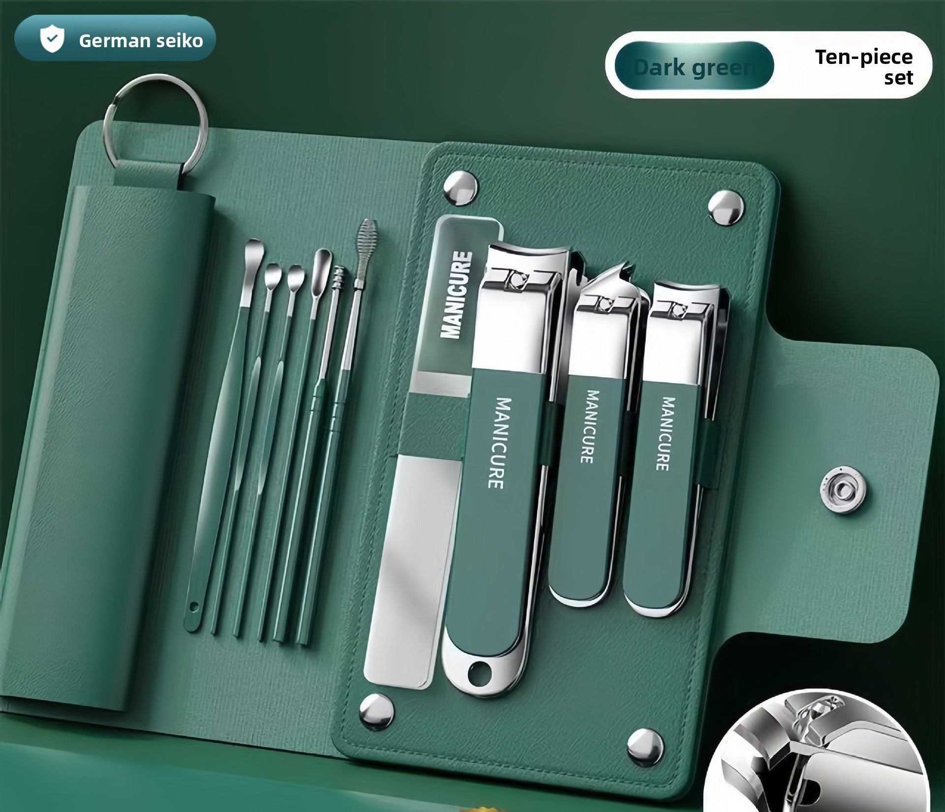 Stainless steel nail clippers