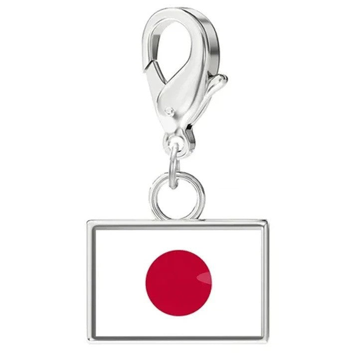 Stainless Steel National Flag Pendant Bracelet